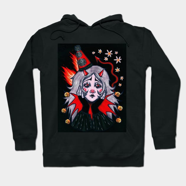 Sad Clown🎪 Hoodie by 🫀🗡️VEXED VULPES🗡️🫀